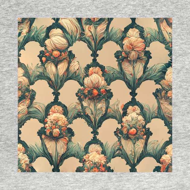 Victorian floral pattern, model 1 by Endless-Designs